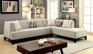 Sofia Collection CM6861BG Sectional Sofa