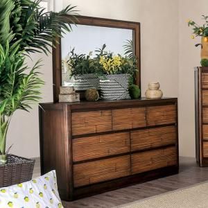 Covilha Antique Brown Finish Dresser CM7522D by Furniture of America