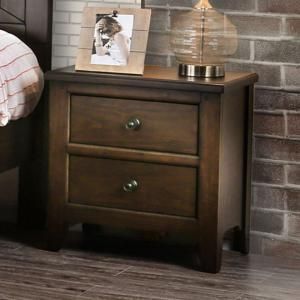 Westhorpe Dark walnut Finish Night Stand CM7523N by Furniture of America