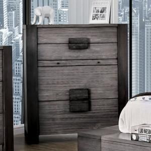 Janeiro Gray Finish Chest CM7628GYC by Furniture of America