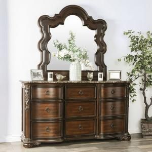 Arcturus Brown Cherry Finish Dresser CM7859D by Furniture of America