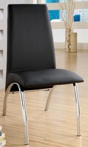 Svana by Furniture of America CM8370BK-SC Dining Chairs Set of 2