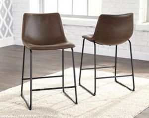 Ashley D372-124 Centiar Barstool Set of 2 Brown/Black