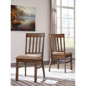 Ashley D448-01 Zilmar Dining Chair Set of 2 in Brown