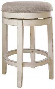 Ashley Realyn Chipped White Finish D743-024 Bar Stool Set of 1