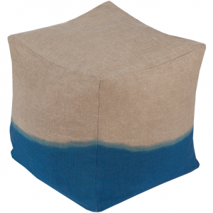 Dip Dyed Pouf by Surya DDPF-001 Pouf