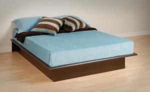 Espresso Queen Platform  Bed EBQ6080