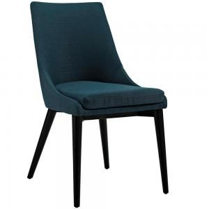 Viscount EEI-2227-AZU Azure Fabric Parson Dining Side Chair