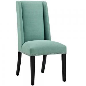 Baron EEI-2233-LAG Laguna Fabric Wing Back Dining Side Chair