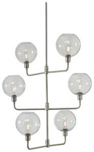 L000938 Merton by Ashley Metal Pendant Light In Silver