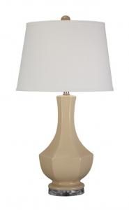 L100414 Suellen by Ashley Ceramic Table Lamp In Beige