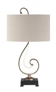 L208014 Tahir by Ashley Metal Table Lamp In Antique Silver Finish