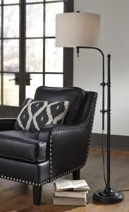 L734251 Anemoon By Ashley Metal Floor Lamp In Black
