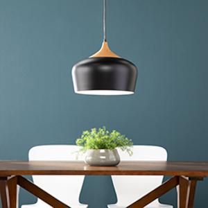 LT1972 Picardy By Southern Enterprises Black Midcentury Modern Pendant Lamp