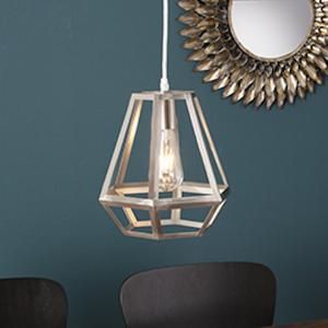 LT3815 Draco By Southern Enterprises Caged Lantern Pendant Lamp