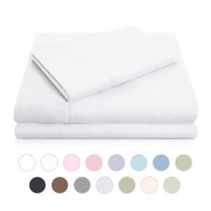 Brushed Microfiber - Cal King White Sheets