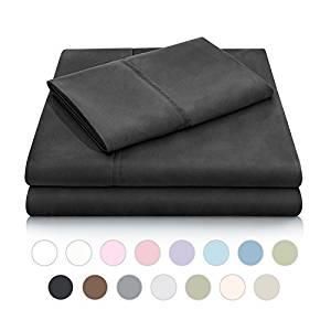 Brushed Microfiber -Standard Black Pillowcases