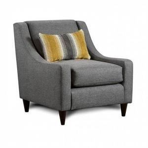 Orson Gray Fabric Chair SM8600-CH by Furniture of America