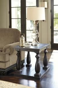 T880-3 Mallacar by Ashley Rectangular End Table In Black