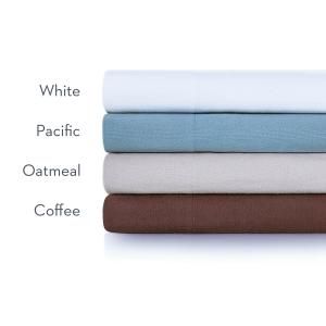 Portuguese Flannel - Split King Coffee Sheets