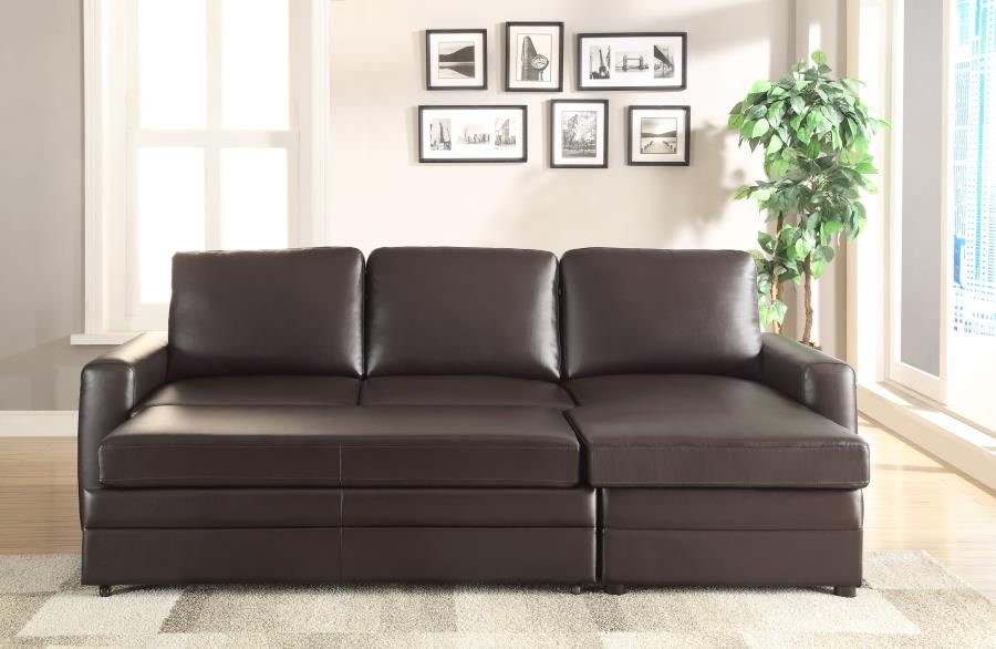 Gus Collection 503870 Coaster Sleeper Sectional Sofa futon san diego ca