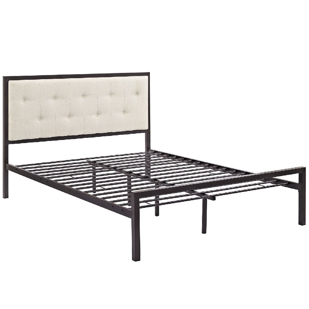 bed frame with headboard white