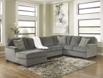 Loric Collection 12700 Smoke Sectional Sofa