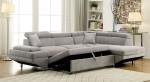 Foreman 6124GY Gray Sleeper Sectional With Chaise