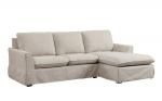 Maxine 6379BG Beige Knife Edge Sectional Sofa