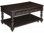 Coaster 721018 Walnut Lift Top Coffee Table Closed