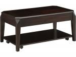Coaster 721048 Walnut Lift Top Coffee Table Closed