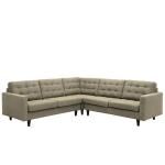 Priscilla EEI-1417OAT Oatmeal Sectional Sofa