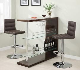 Eve Collection 100166 Bar Height Dining Table Set