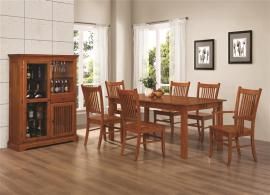 Marbrisa Collection 100621 Mission Country Formal Dining Table Set