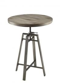 Coaster 101811 Brushed Nutmeg & Slate Grey Adjustable Bar Table