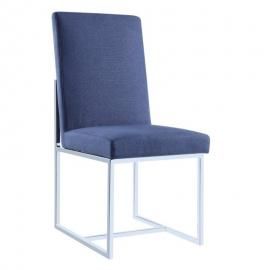 Coaster Dining Room Side Chair 107142 City Chic by Donny Osmond in blue