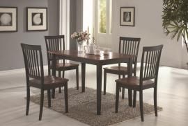 Creedence Collection 150153 Two Tone Casual Dining Table Set