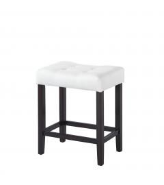 Coaster Rec Room 182018 Bar Stool Set of 2 in White fabric