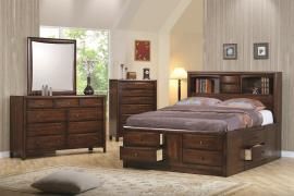 Hillary Collection 200609 Captians Storage Bedroom Set