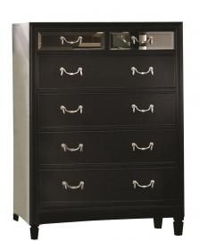 CLEARANCE 203125 Black Mirrored Chest