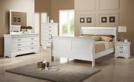 Louis Philippe Collection 204691 White Bedroom Set