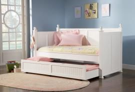 Karina Collection 300026 White Twin Daybed with Trundle
