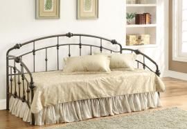 Twin metal daybed 302097 finished in dark bronze
