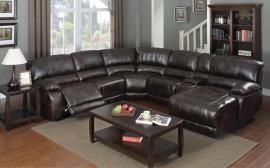 Fluker Collection 3501 Brown Reclining Sectional