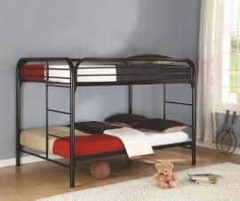 Sebastian Collection 460056K Black Full/Full Bunk Bed