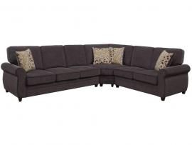 Chocolate Fabric Sectional 501450 by Coaster