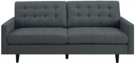 Kesson Collection by Coaster 505374 Charcoal Linen Fabric Sofa