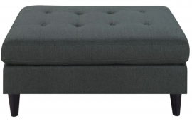 Charcoal Grey Fabric Ottoman 505380 by Coaster