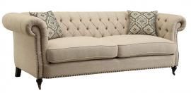 Trivellato Collection 505821 Oatmeal Fabric Sofa