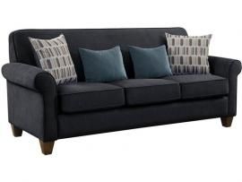 Gideon Collection by Coaster 506404 Graphite Warp knit Fabric Sofa
